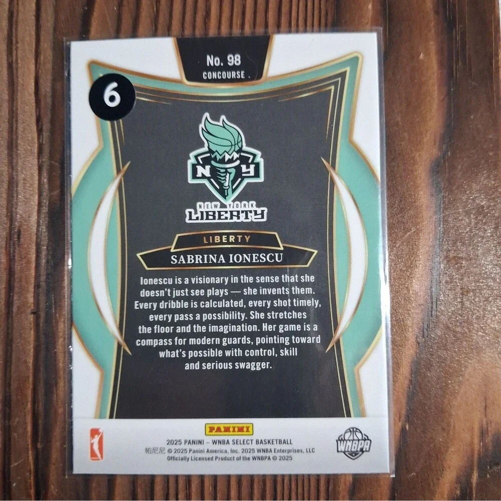 2025 Panini Select WNBA - Concourse Sabrina Ionescu #98